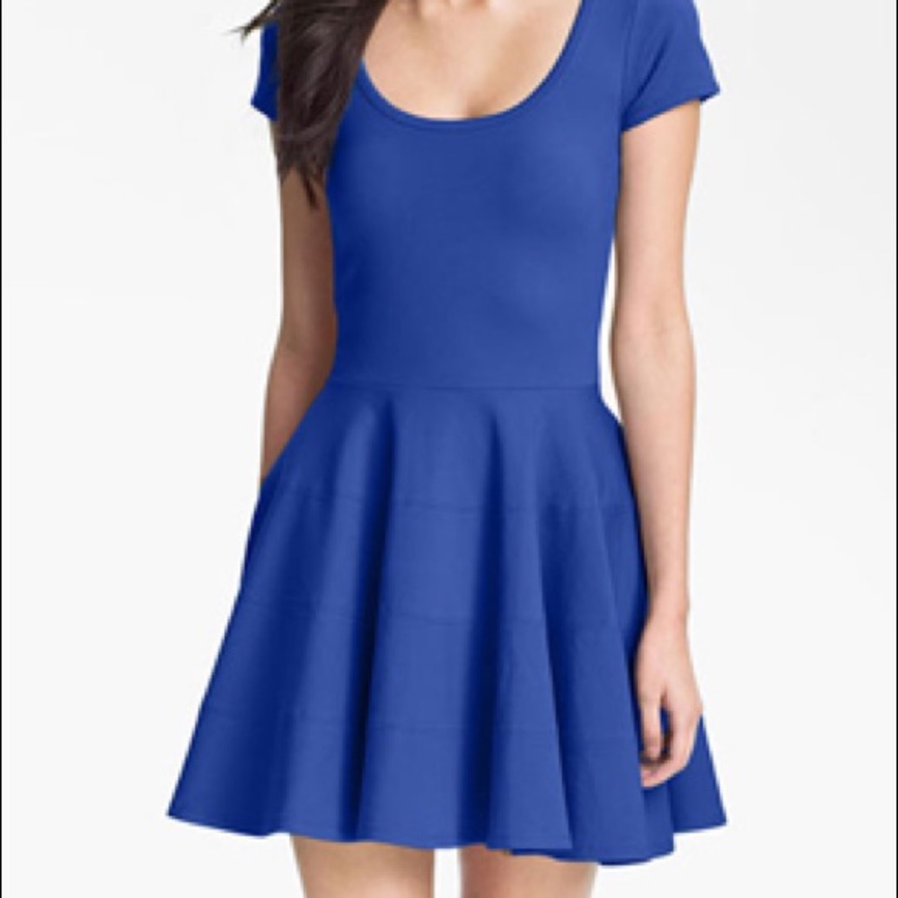 Felicity and coco blue fit and flare dress
